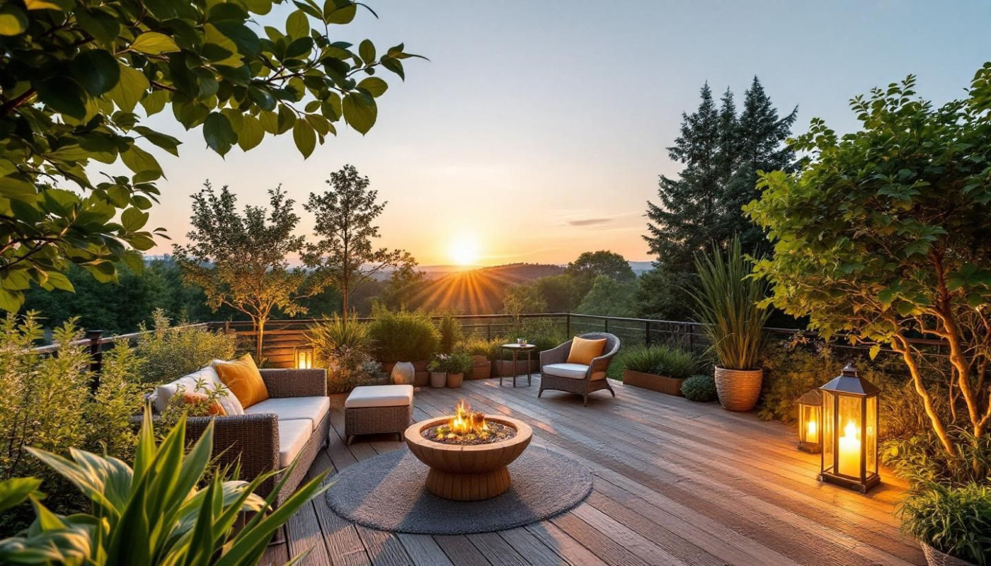 Intégrer des éléments naturels dans la conception de terrasses